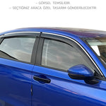 Resmi Galeri görüntüleyicisine yükleyin, Skoda Superb Cam Rüzgarlığı - Kromlu Plus (4 Parça) | 2015-2019 Arası, SD