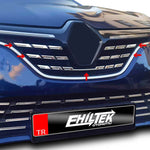 Resmi Galeri görüntüleyicisine yükleyin, Renault Megane 4 Ön Panjur - Krom (5 Parça) | 2020 ve Sonrası, HB/SD