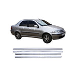 Resmi Galeri görüntüleyicisine yükleyin, Fiat Albea Cam Çıtası Alt - Krom (4 Parça) | 2003-2012 Arası, SD