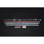 Resmi Galeri görüntüleyicisine yükleyin, Fiat Grande Punto/Evo Cam Çıtası Alt - Krom (6 Parça) | 2005-2018 Arası, HB