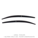 Resmi Galeri görüntüleyicisine yükleyin, Citroen C-Elysee Cam Rüzgarlığı - Kromlu Plus (4 Parça) | 2012-2021 Arası, SD