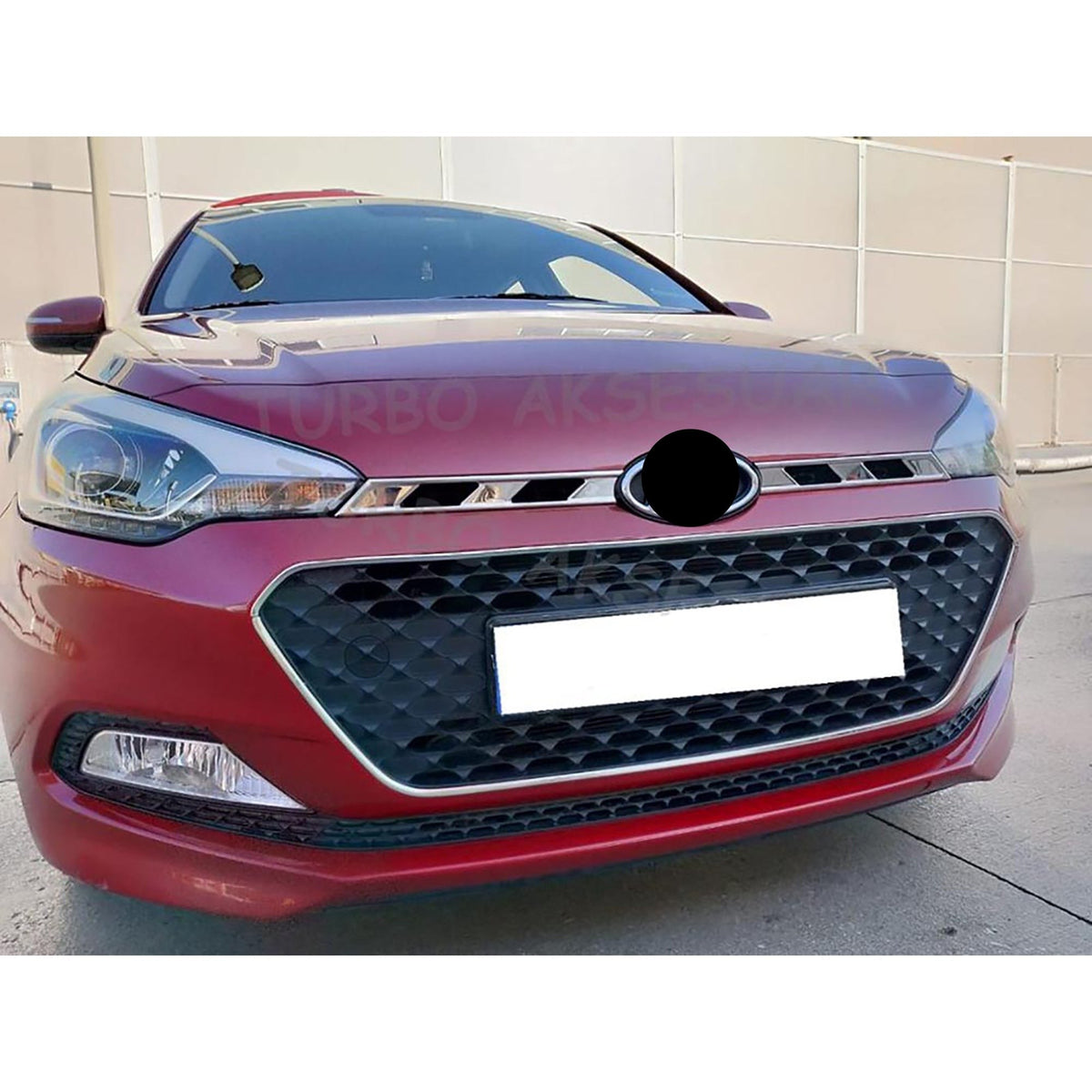 Hyundai i20 Ön Panjur - Krom, Desenli Model (2 Parça) | 2014-2017 Aras