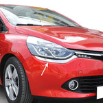 Resmi Galeri görüntüleyicisine yükleyin, Renault Clio Far Kaşı - Krom (2 parça) | 2012-2019 Arası, HB/SW