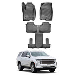 Resmi Galeri görüntüleyicisine yükleyin, Chevrolet Tahoe 3D Paspas - Siyah, 7 Koltuklu | 2020 ve Sonrası