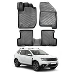 Resmi Galeri görüntüleyicisine yükleyin, Dacia Duster 4x4 3D Paspas - Siyah | 2018-2022 Arası