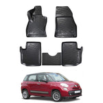 Resmi Galeri görüntüleyicisine yükleyin, Fiat 500L 3D Paspas - Siyah | 2012-2017 Arası, HB