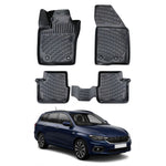 Resmi Galeri görüntüleyicisine yükleyin, Fiat Tipo Wagon 3D Paspas - Siyah, EU Versiyon | 2015 ve Sonrası, SW