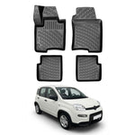 Resmi Galeri görüntüleyicisine yükleyin, Fiat Panda Hybrid 3D Paspas - Siyah | 2020 ve Sonrası, HB
