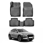Resmi Galeri görüntüleyicisine yükleyin, Hyundai Kona 3D Paspas - Siyah, USA Versiyon | 2017 ve Sonrası