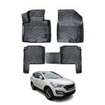 Resmi Galeri görüntüleyicisine yükleyin, Hyundai Santa Fe 3D Paspas - Siyah, 7 Koltuklu | 2012-2018 Arası