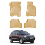 Resmi Galeri görüntüleyicisine yükleyin, Hyundai Tucson 3D Paspas - Bej | 2004-2009 Arası