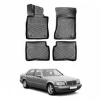 Resmi Galeri görüntüleyicisine yükleyin, Mercedes S Class W140 3D Paspas - Siyah, Not Long | 1991-1998 Arası, SD