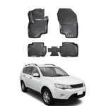 Resmi Galeri görüntüleyicisine yükleyin, Mitsubishi Outlander 3D Paspas - Siyah | 2005-2011 Arası