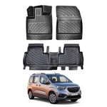 Resmi Galeri görüntüleyicisine yükleyin, Opel Combo E 3D Paspas - Siyah, Excellence Paket | 2019 ve Sonrası
