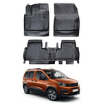 Resmi Galeri görüntüleyicisine yükleyin, Peugeot Rifter 3D Paspas - Siyah, Skypack Paket | 2019 ve Sonrası