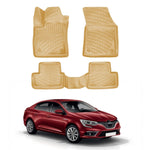 Resmi Galeri görüntüleyicisine yükleyin, Renault Megane 4 3D Paspas - Bej | 2016 ve Sonrası, SD