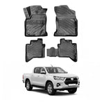 Resmi Galeri görüntüleyicisine yükleyin, Toyota Hilux 3D Paspas - Siyah | 2015 ve Sonrası