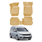 Resmi Galeri görüntüleyicisine yükleyin, VW Caddy 3D Paspas - Bej | 2016 -2020 Arası