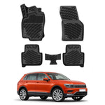 Resmi Galeri görüntüleyicisine yükleyin, VW Tiguan 3D Paspas - Siyah | 2016-2023 Arası