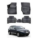 Resmi Galeri görüntüleyicisine yükleyin, VW Touareg 3D Paspas - Siyah | 2002-2006 Arası