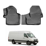 Resmi Galeri görüntüleyicisine yükleyin, Dodge Sprinter 3D Paspas - Siyah, Kapalı Kasa (2 Parça) | 2006-2019 Arası