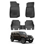 Resmi Galeri görüntüleyicisine yükleyin, Jeep Wrangler Unlimited 3D Paspas - Siyah, 4 Kapı | 2019 ve Sonrası