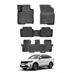 Resmi Galeri görüntüleyicisine yükleyin, Kia Sorento 3D Paspas - Siyah, Hybrid, 7 Koltuklu | 2021 ve Sonrası