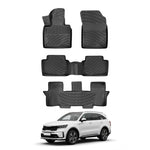 Resmi Galeri görüntüleyicisine yükleyin, Kia Sorento 3D Paspas - Siyah, Benzinli, 7 Koltuklu | 2021 ve Sonrası