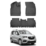 Resmi Galeri görüntüleyicisine yükleyin, Opel Combo E Premium 3D Paspas - Katlanabilir Ön Yolcu Koltuğu | 2019 ve Sonrası