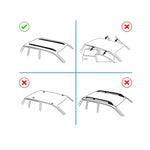 Resmi Galeri görüntüleyicisine yükleyin, BMW 2 Serisi F45 Active Tourer Ara Atkı Siyah- Elegance v2 (2 Parça) | 2014-2021 Arası