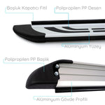 Resmi Galeri görüntüleyicisine yükleyin, Toyota C-HR Yan Basamak Seti - Gri, Faba | 2023 ve Sonrası