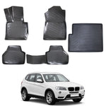 Resmi Galeri görüntüleyicisine yükleyin, Bmw X3 F25 3D Paspas ve Bagaj Havuzu | 2011-2017 Arası