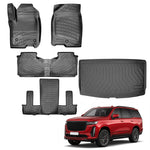 Resmi Galeri görüntüleyicisine yükleyin, Cadillac Escalade 3D Paspas (7 Koltuklu) ve Bagaj Havuzu | 2021 ve Sonrası
