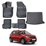 Resmi Galeri görüntüleyicisine yükleyin, Dacia Sandero 3D Paspas ve Bagaj Havuzu | 2012-2020 Arası, HB