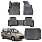 Resmi Galeri görüntüleyicisine yükleyin, Fiat Fiorino 3D Paspas (Dizel) ve Bagaj Havuzu (Plastik Zeminli) | 2007-2019 Arası