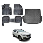 Resmi Galeri görüntüleyicisine yükleyin, Hyundai Santa Fe 3D Paspas (7 Koltuklu) ve Bagaj Havuzu | 2012-2018 Arası