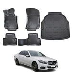 Resmi Galeri görüntüleyicisine yükleyin, Mercedes E Class W212 3D Paspas ve Bagaj Havuzu (Plastik Setli) | 2010-2016 Arası, SD