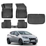 Resmi Galeri görüntüleyicisine yükleyin, Nissan Micra 3D Paspas ve Bagaj Havuzu | 2016-2018 Arası, HB