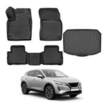Resmi Galeri görüntüleyicisine yükleyin, Nissan Qashqai 3D Paspas ve Bagaj Havuzu (Alt Bagaj) | 2022 ve Sonrası