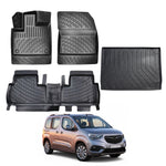 Resmi Galeri görüntüleyicisine yükleyin, Opel Combo E 3D Paspas (Excellence Paket) ve Bagaj Havuzu (Bölmesiz Bagaj) | 2019 ve Sonrası