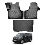 Resmi Galeri görüntüleyicisine yükleyin, Opel Vivaro B 3D Paspas (2 Parça) ve Bagaj Havuzu (Kısa Şase) | 2014-2019 Arası
