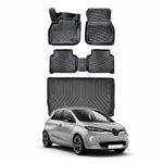 Resmi Galeri görüntüleyicisine yükleyin, Renault Zoe 3D Paspas (Elektrikli) ve Bagaj Havuzu | 2012 ve Sonrası, HB