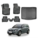 Resmi Galeri görüntüleyicisine yükleyin, Skoda Yeti 3D Paspas ve Bagaj Havuzu | 2009-2018 Arası, HB