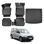 Resmi Galeri görüntüleyicisine yükleyin, VW Caddy 3D Paspas ve Bagaj Havuzu | 2003-2010 Arası