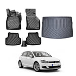 Resmi Galeri görüntüleyicisine yükleyin, VW Golf 3D Paspas ve Bagaj Havuzu (Üst Bagaj) | 2012-2019 Arası, HB
