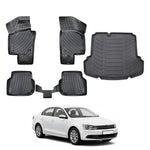 Resmi Galeri görüntüleyicisine yükleyin, VW Jetta 3D Paspas ve Bagaj Havuzu (Cepli) | 2011-2018 Arası, SD