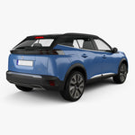 Resmi Galeri görüntüleyicisine yükleyin, Peugeot 2008 Cam Çıtası Alt - Krom (6 Parça) | 2020 ve Sonrası