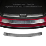 Resmi Galeri görüntüleyicisine yükleyin, BMW X5 F15 Arka Tampon Eşiği - Krom | 2013-2018 Arası