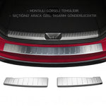 Resmi Galeri görüntüleyicisine yükleyin, Dacia Sandero Stepway Arka Tampon Eşiği - Krom (2 Parça) | 2020 ve Sonrası