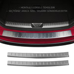 Resmi Galeri görüntüleyicisine yükleyin, Dacia Sandero Stepway Arka Tampon Eşiği - Krom Taşlı (2 Parça) | 2013-2017 Arası